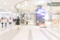abstract blur retail store in luxury shopping mall