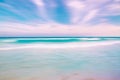 Abstract blur sky and ocean nature background with blurred panning motion Royalty Free Stock Photo