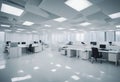 Abstract blur soft focus white color interior of modern cleaning workplace background with shine light for design stock photoFocus Royalty Free Stock Photo