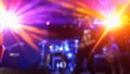 blur stage lights and spotlight lights on concert or event