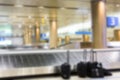Abstract blur Suitcases and luggage band Royalty Free Stock Photo