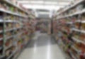 Abstract blur supermarket and retail store in shopping mall for background. Blured or defocused photography of modern Royalty Free Stock Photo