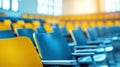Abstract Blur University Lecture Hall Background Royalty Free Stock Photo