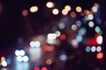 Abstract blured background of nght cityscape Royalty Free Stock Photo