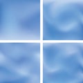 Abstract blured background set. Wave blur pattern.