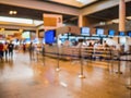 Abstract Blured photo of don muang internation Airport Bangkok