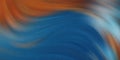 Abstract blurred background featuring a blend of blue orange and white colors creating a soft effect Royalty Free Stock Photo