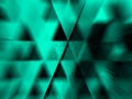 Abstract blurred black and cyan geometric background with triangles texture design, Diamond pattern exposure speed