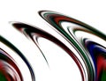 Abstract blurred blue red white dark colors and background. Lines in motion Royalty Free Stock Photo