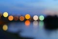 Abstract blurred bokeh colorfu beautiful in night view