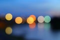 Abstract blurred bokeh colorfu beautiful in night view