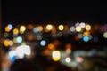 Abstract blurred bokeh colorfu beautiful in night view