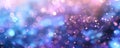 Abstract blurred bokeh lights pattern with purple and blue gradient Royalty Free Stock Photo