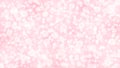 Abstract Blurred Bokeh, Sparkles and Bubbles in Pink Background Royalty Free Stock Photo