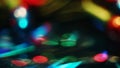 Abstract blurred Christmas lights bokeh background