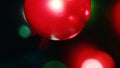 Abstract blurred Christmas lights bokeh background