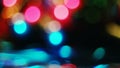 Abstract blurred Christmas lights bokeh background