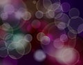 Abstract blurred circular bokeh lights background Royalty Free Stock Photo