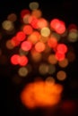 Abstract blurred circular lights bokeh, christmas background Royalty Free Stock Photo