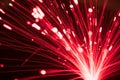 abstract blurred fiber optic line light for network or technology background Royalty Free Stock Photo