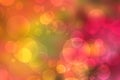 Abstract blurred fresh vivid spring summer light delicate pastel yellow pink magenta orange green bokeh background texture with Royalty Free Stock Photo