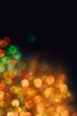 Abstract blurred glittering shine, teal and red Royalty Free Stock Photo