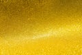 Abstract blurred gold glitter background