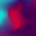 Abstract blurred gradient background trendy pink, purple, and blue vibrant colors with halftone texture