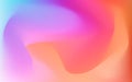 Abstract blurred gradient colorful background. Mesh horizontal backdrop of vivid rainbow colors. Wavy fluid modern Royalty Free Stock Photo