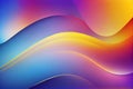 Abstract blurred gradient mesh background in bright rainbow colors Royalty Free Stock Photo