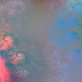 Abstract blurred gradient mesh background in bright rainbow colours. Colourful smooth banner template. Royalty Free Stock Photo