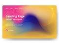 Abstract blurred holographic gradient effect background. Concepts for website and mobile app development