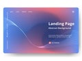 Abstract blurred holographic gradient effect background. Concepts for website and mobile app development