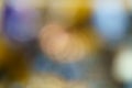 Abstract blurred horizontal background image, with bokeh. Royalty Free Stock Photo