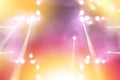 Abstract blurred image of concert lighting illumination background Royalty Free Stock Photo