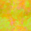 Bold bright yellow orange layered brush strokes Abstract blurred painted artistic seamless pattern Royalty Free Stock Photo