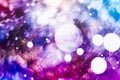 Colorful circles of light abstract background Royalty Free Stock Photo