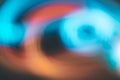 Abstract blurred light on black background. Long exposure. Light painting photography Royalty Free Stock Photo