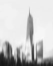 Abstract blurred Manhattan Royalty Free Stock Photo