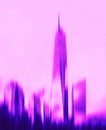 Abstract blurred Manhattan