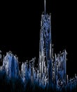 Abstract blurred Manhattan Royalty Free Stock Photo