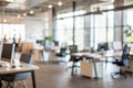 Abstract blurred modern office background Royalty Free Stock Photo