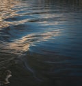 Abstract blurred nature background, river water surface and ripples Royalty Free Stock Photo