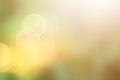 Abstract blurred nature green background with bokeh defocused lights for creative designs Royalty Free Stock Photo