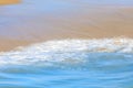 Abstract blurred ocean wave pattern at the beach in Seal Beach, California, USA Royalty Free Stock Photo
