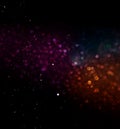 Abstract blurred photo of bokeh light burst and textures. multicolored light. Royalty Free Stock Photo