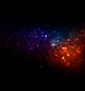 Abstract blurred photo of bokeh light burst and textures. multicolored light. Royalty Free Stock Photo