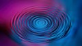 Abstract blurred radial circles in pink and blue. Visual concept