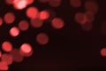 Abstract blurred red bokeh lights background Royalty Free Stock Photo