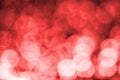 Abstract blurred red bokeh lights background Royalty Free Stock Photo